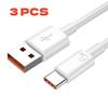 1/3Pcs 66W 6A USB Type C Fast Charging Cable For Huawei Mate 50 P60 Nova 13 14 Honor Xiaomi Redmi OPPO realme Quick Charge Cable