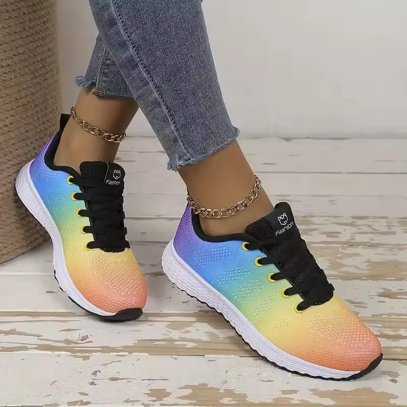 Shoes Woman Trend Summer Casual Sneakers Platform Women'S Sports Shoes Breathable Ladies Running Shoes On Sale Female Shoes