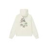 Fila Fleur De Lis Embroidered Casual Hoodie Women Hoodies Cloud-White F11W248215FWT