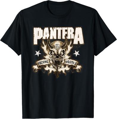 Pantera Official Hostile Skull T-Shirt Mens Womens Tees Top