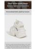 2025 Women's Summer Hollow Platform Sandals: Stylish, Versatile, Height-Boosting, Thick-Soled Casual Footwear