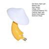 Night Light Mushroom Shape Plug-in Wall Decor Lamp with Warm LED Night Light for Kids Room Bedroom Bathroom