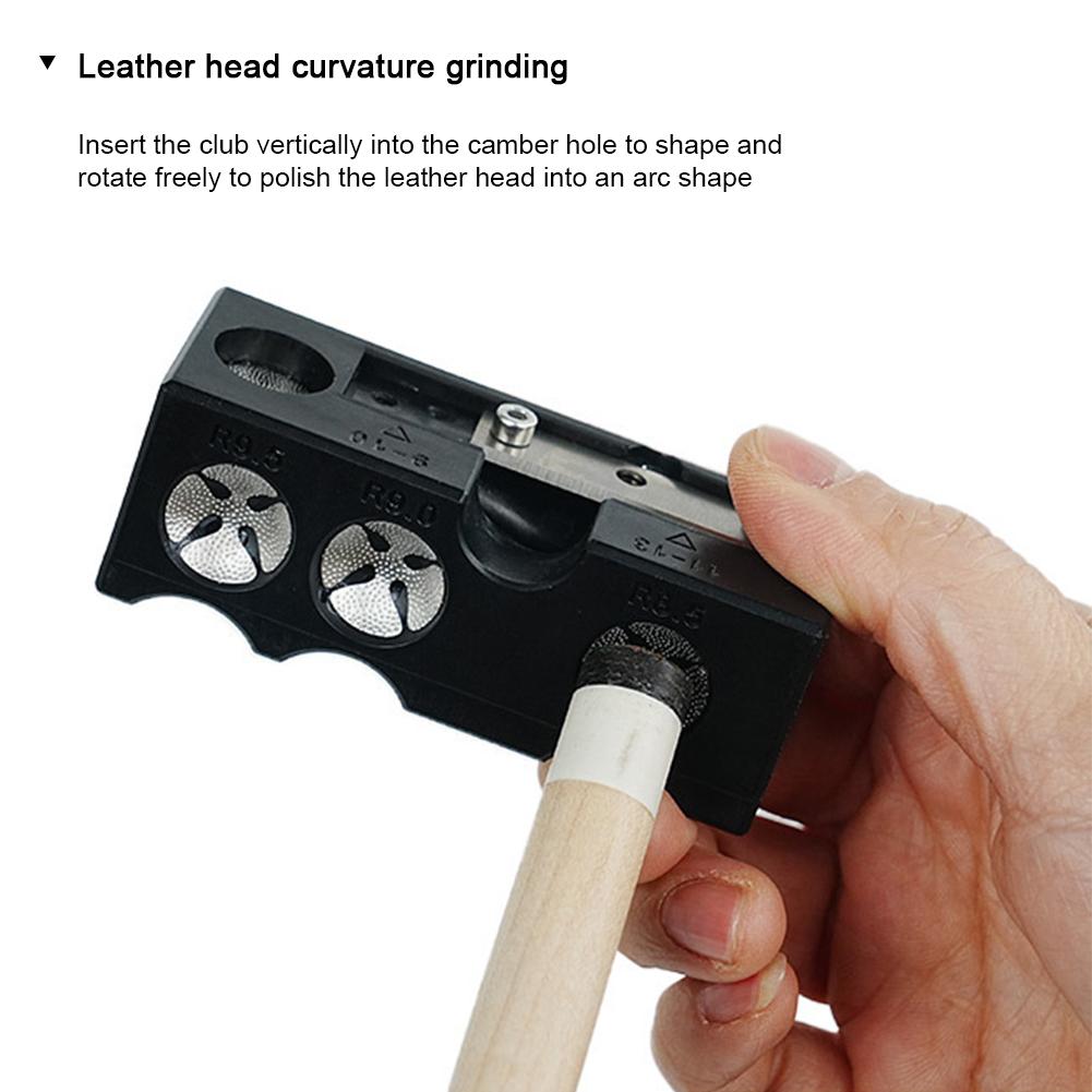 Multi-Functional Billiard Cue Tip Repair Device Cue Tip Polish Needling Gel Removal Tool Billiard Maintenance Repair Accessories