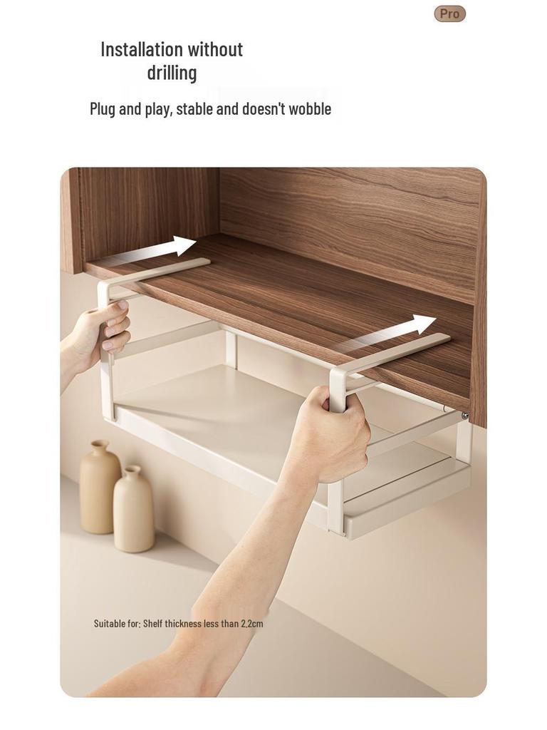 Multifunctional Kitchen Storage Rack for Paper, Film, and Utensils