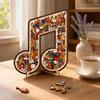 Musical Note Instrument Jigsaw Puzzle Ornament 3D Wooden Music Note Puzzle Musical Instrument