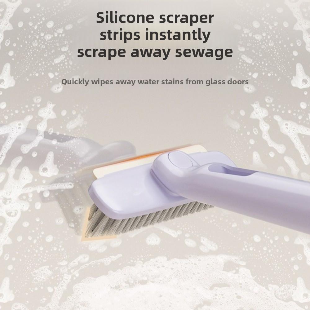 3 in 1 Gap Brush Plastic Stiff-bristled Brush Scraping Brush Rotating Cleaning Brush  Sink