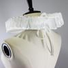 Renaissance Neck Ruff Elizabethan Silky Ruffle Fake Collar Vintage Clown Choker Shawl Detachable Collars Cosplay Costume