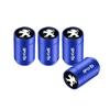 4Pcs Alloy Car Tire Valve Caps For Peugeot 208 2008 308 3008 408 4008 508 5008 RCZ Auto Wheel Tyre Air Valve Caps AccessoriesSet