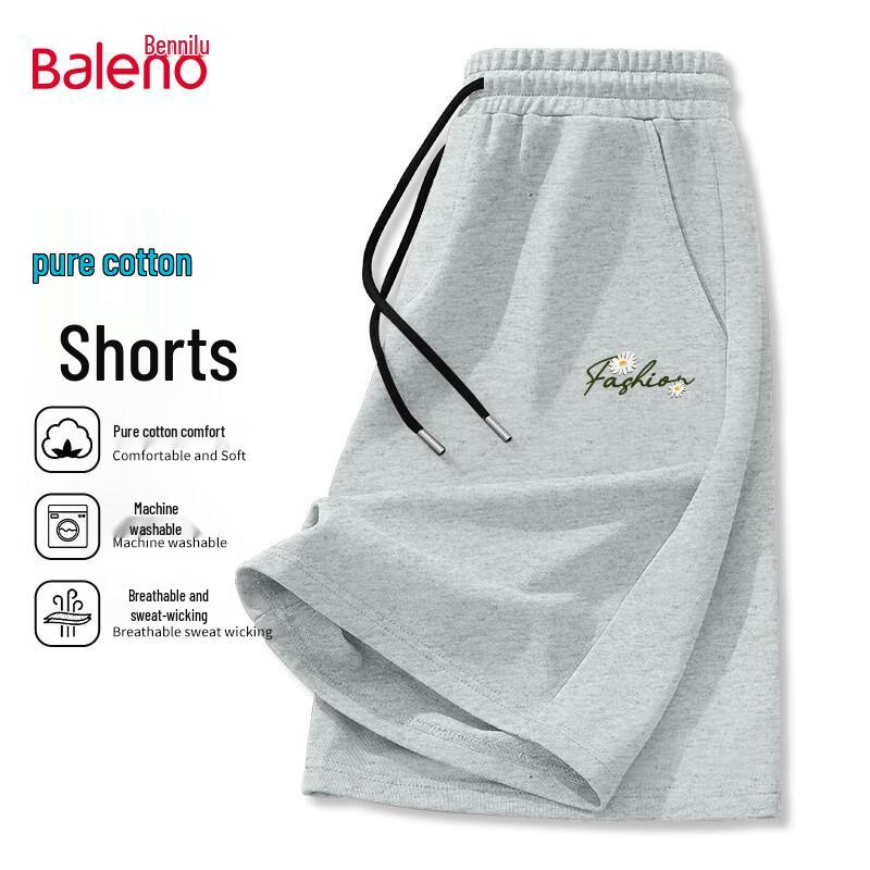Baleno Men's 100% Cotton Summer Casual Shorts