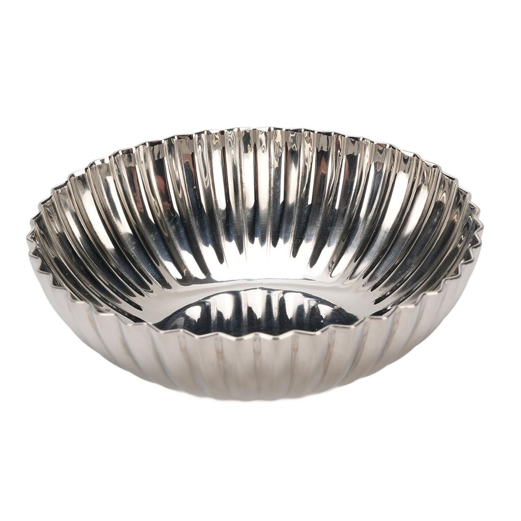 Nerezová miska na dezerty Opakovaně použitelná Miska Držák na salát Dezert Kontejner pro DIY Zmrzlinu Jogurt Pudink 9.8x2.9x4cm