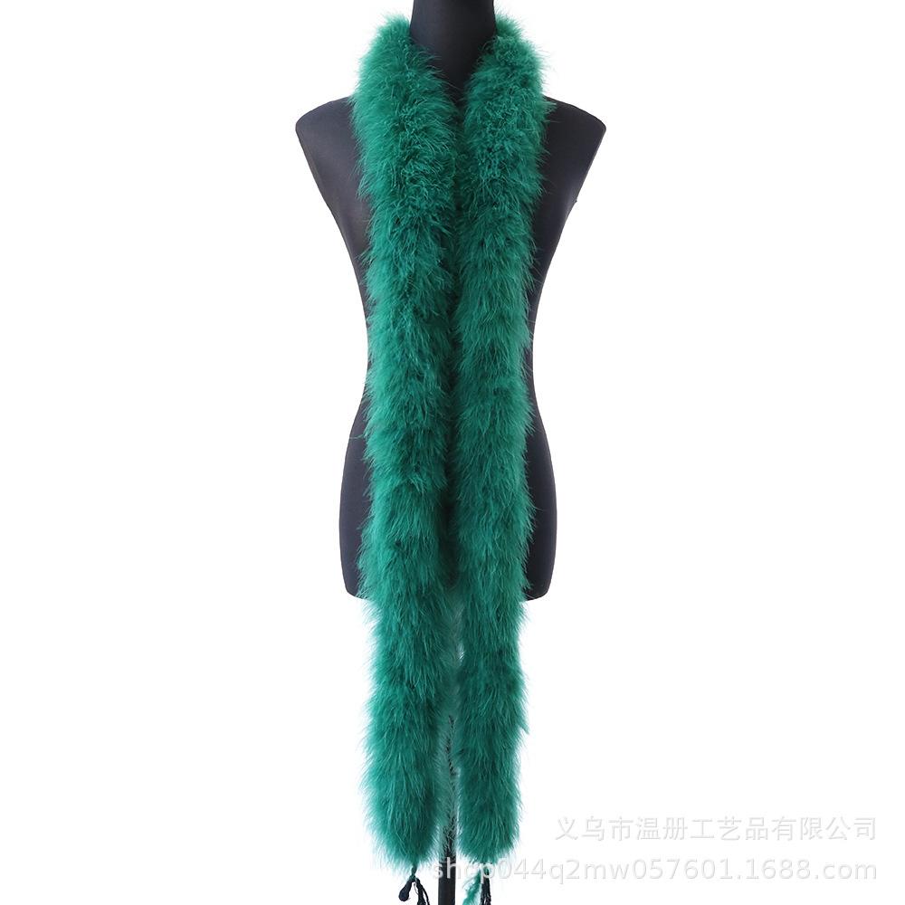 New Turkey Fur 50G Full Fleece Strips Fleece Thickened Scarf Stage Performance Materials Fleece Strips Accessories