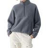 Women's Velvet Fluffy Hoodie: European American Autumn/Winter Style, Solid Color, Fashionable, Versatile Casual Top