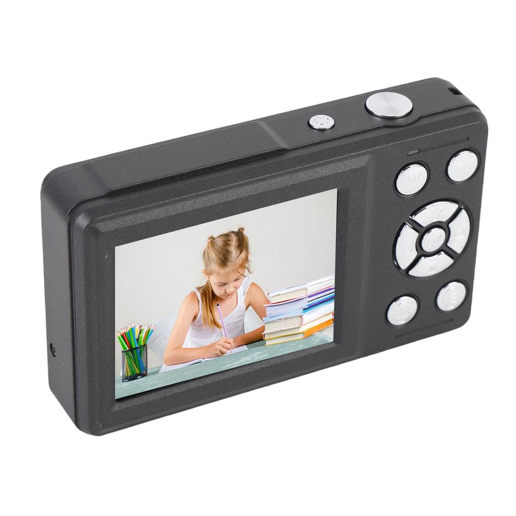 Digital Camera 64MP 4K 2.4 Inch Screen Anti Shake AF Autofocus 18x Digital Zoom Camera for Travel Party Graduation