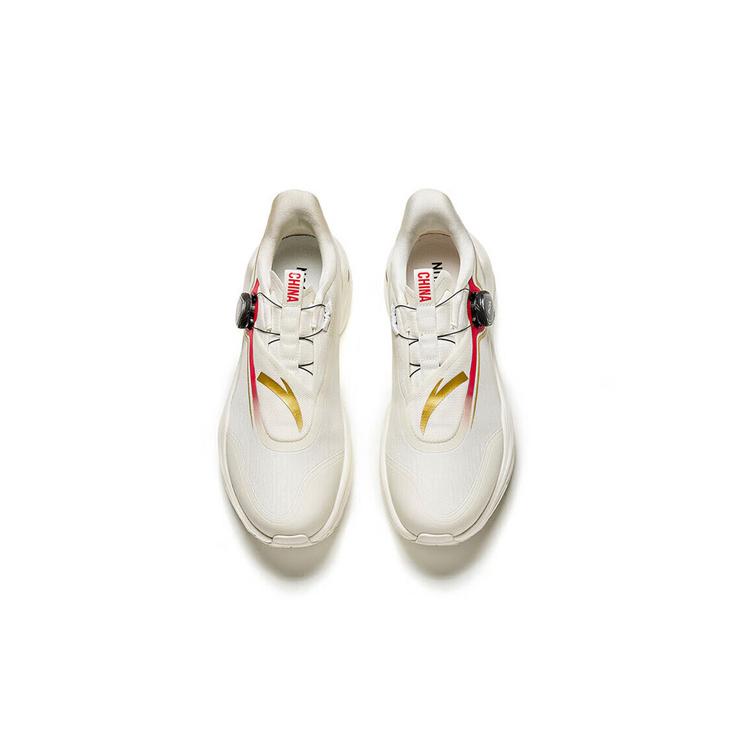 New Anta Champion All Weather Series Cushioning Wear Resistant Low Top Running Shoes Men's White Red 112345508A-1