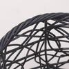 Taklit Rattan Dokuma Sanat Abajur Plastik Rattan Avize Abajuru B & B Otel Restoran Asılı Üst Düzey Aydınlatma