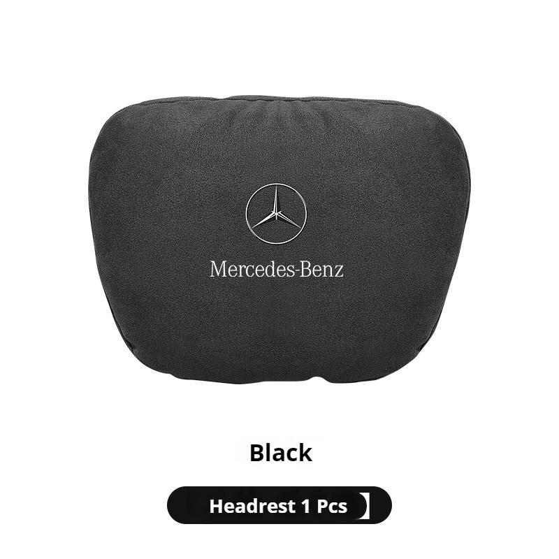 Car Sticker Mercedes Benz A B C E S V R Class GLB GLC GLE Sprinter Pilot SLK SLC AMG W204 ML Car Headrest Neck Support Seat Soft