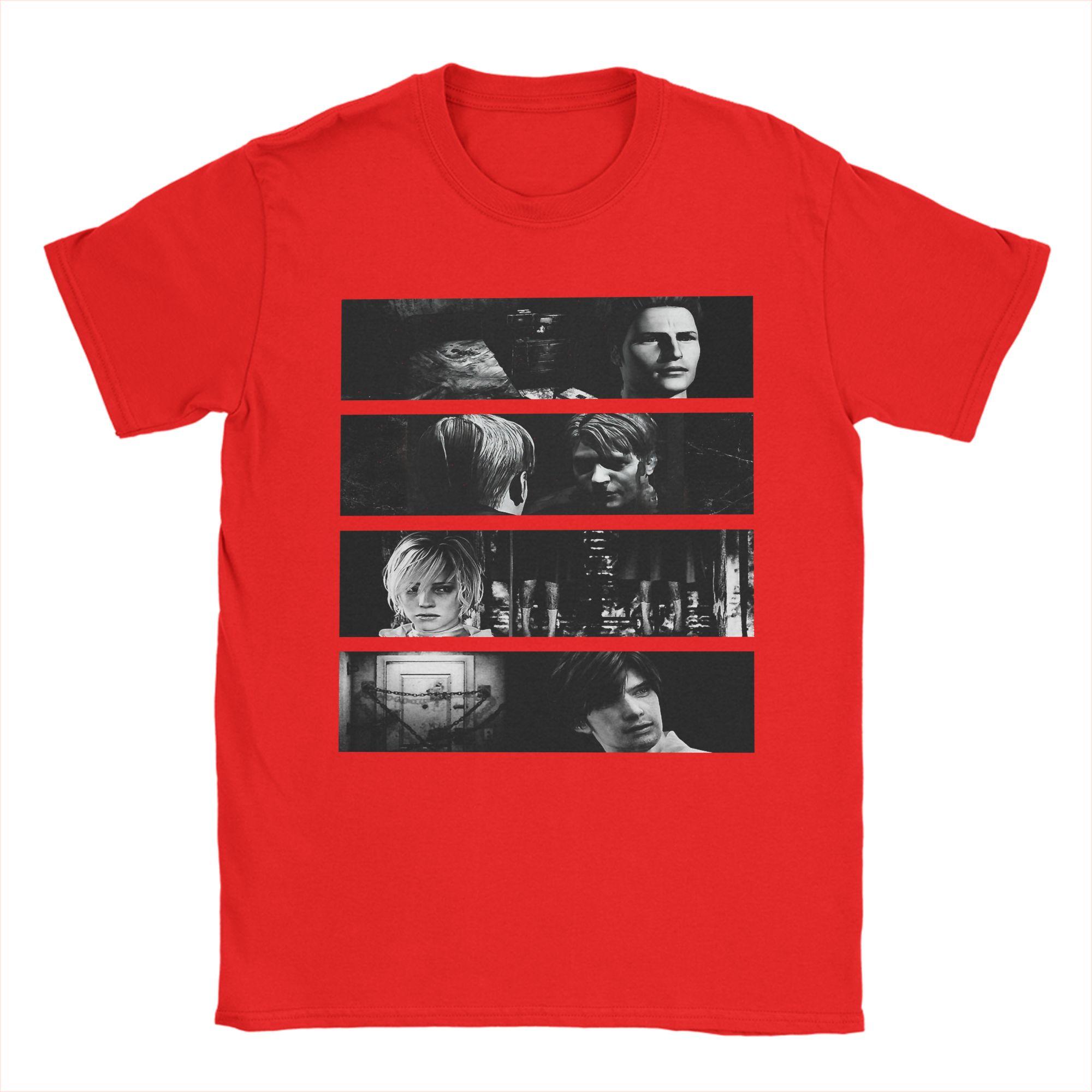 

Call of Silent Hill T Shirt Men Cotton Vintage TShirts Crewneck Tees Short Sleeve Clothes Adult S