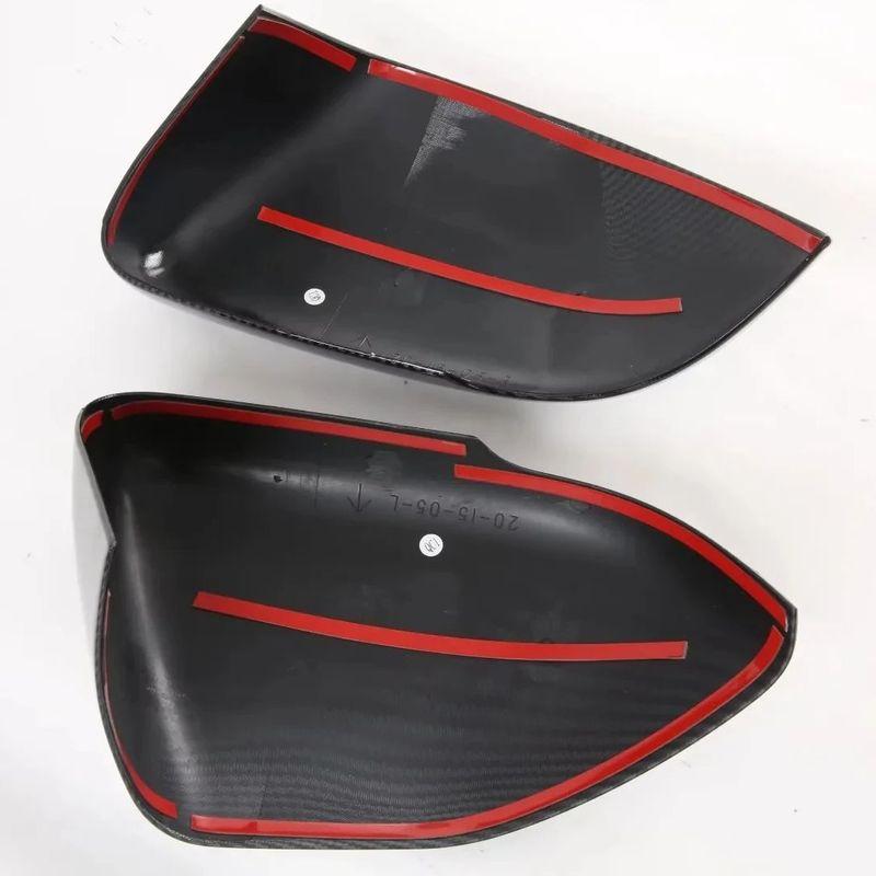 Dla Ford Explorer     ABS Czarna Osłona Lusterka Bocznego Drzwi z Włókna Węglowego Naklejka Akcesoria do Stylizacji Samochodu