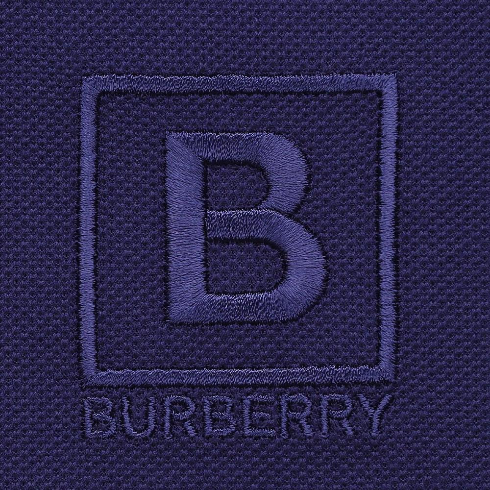 Burberry Letter Graphic Cotton Pique Polo Shirt 80530281