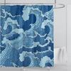 Chinese Style Flower and Birds Tree Shower Curtains Crane Pattern Bath Curtain Waterproof Bathroom Decor With Hooks 3d Printing