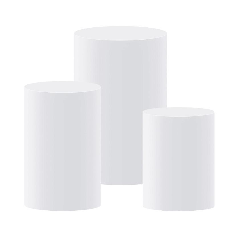 

Wedding Dessert Table Iron Art Cloth Cover: Solid Color Dustproof Party Decoration Small 3-piece set