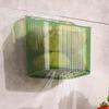 1 Pcs Kitchen Garlic Ginger And Onion Transparent Storage Basket Wall-Hanging Small Wall-Mounted Storage Box Storage Rack