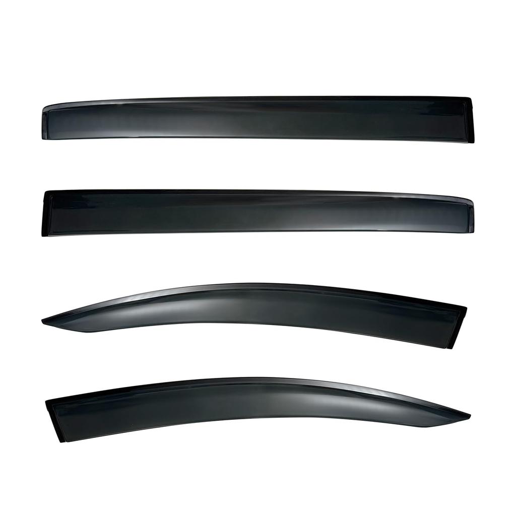 TADOKAPATU PMMA Door and Side Visors for Toyota New Sienta August 2022 and Rain and Custom Exterior Parts 4-Piece (10 Series, Later) - Protection,