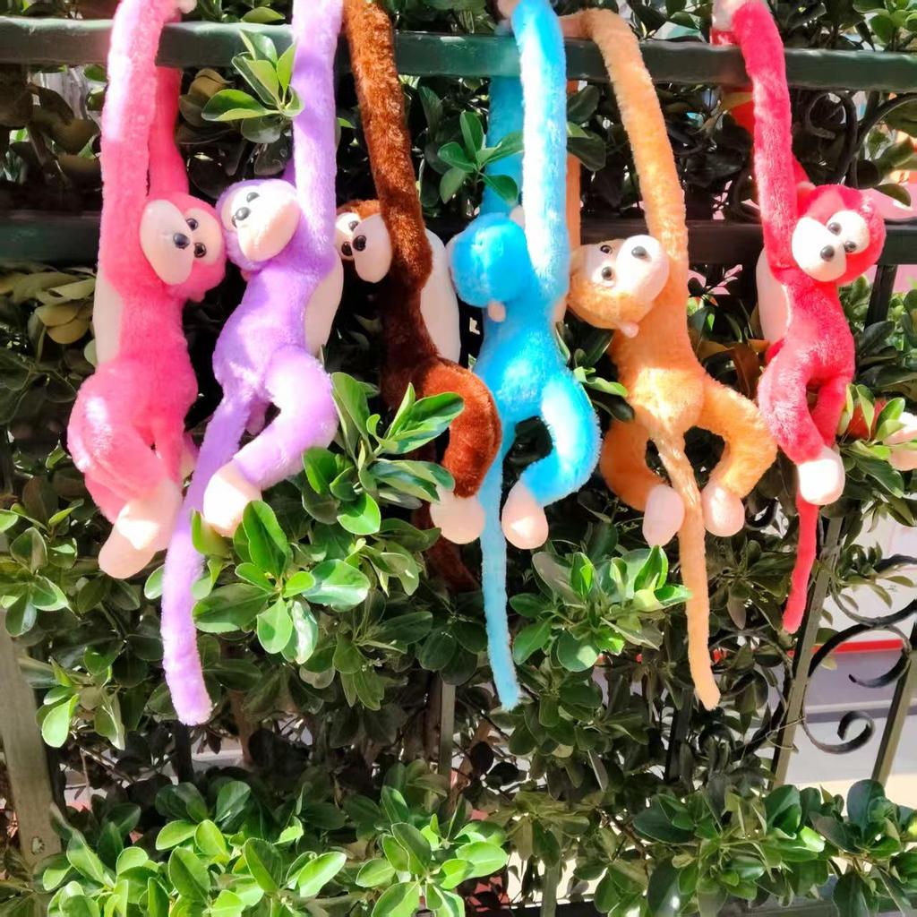 Colorful Long-Armed Hanging Monkey Plush Toy