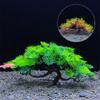 13cm Plastics Plant for Aquarium Artificial Tree Underwater Aquatic Grass with Pedestals for Fish Tanks Decorations