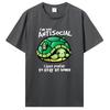 Funny Green Turtle Save The Ocean T Shirts Graphic Streetwear Short Sleeve Birthday Gifts Summer Style T-shirt Men Clothing