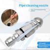 1/3/5 st 1/4" Rostfritt Stål Högtryckstvätt Snabbkoppling Avloppsslang Munstycke Verktyg Vattenstråle Högtrycksspruta Munstycke