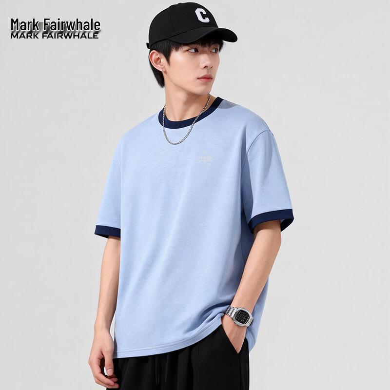 

Mark Fairwhale Men s Contrast Short Sleeve T-Shirt 3XL