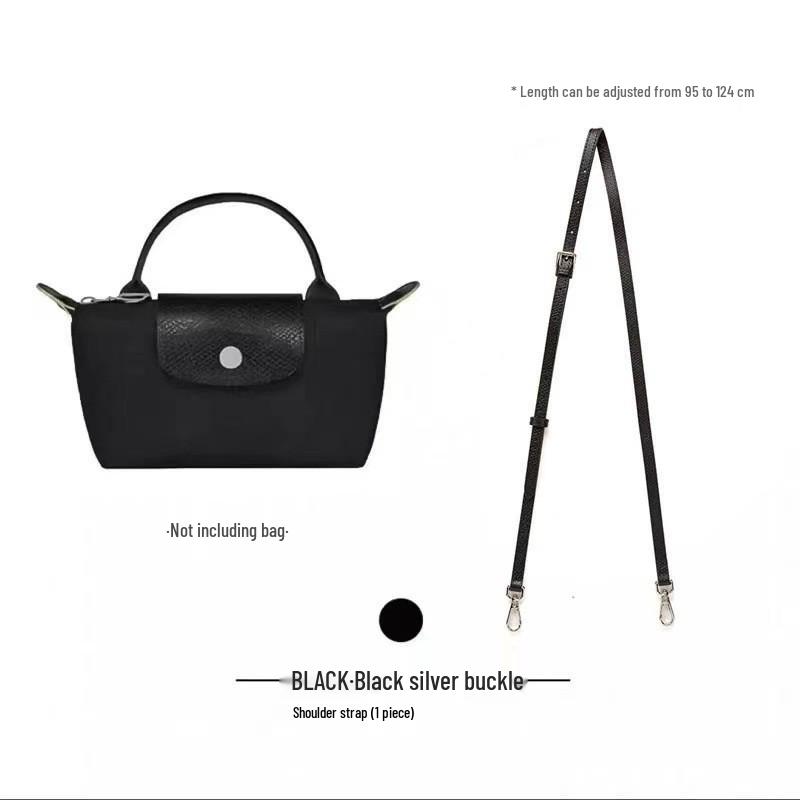 Axelrem med läderspänne för Dumplingväska - Hålfri, 0,9 cm*1,2 cm