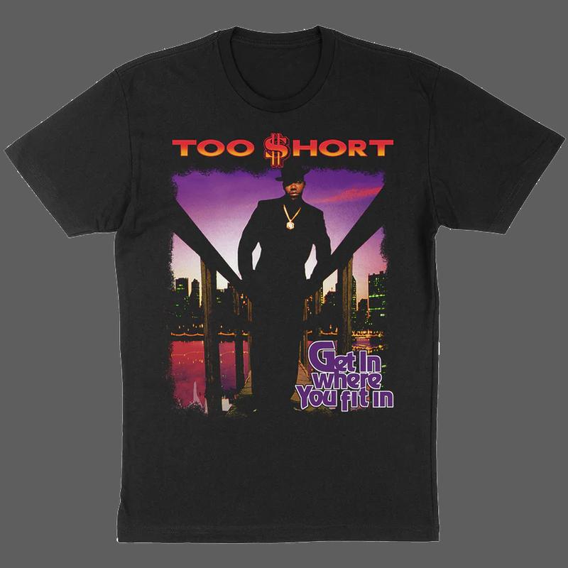 

Too Short Get In Where You Fit Album Cotton Black Unisex T-Shirt M