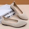 Shoes Women's Casual Shoes Hair Generation Women's Shoes Versatile Shallow Mouth Mesh Shoes Pointed Flat Shoes Fashion Trend Single Shoes