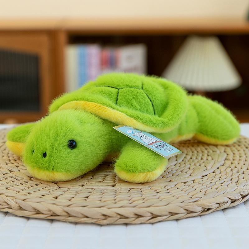 

Pocket treasure lying down animal doll doll panda capybara plush toy children s accompanying doll gift 20Cm 0.12kg морская черепаха