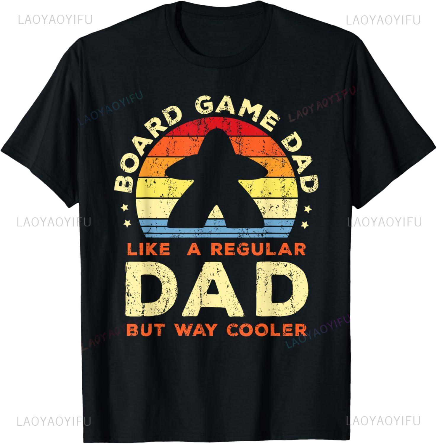 Unisexs Board Game Dad Board Gamer Father Board Games TShirt Print Original Design Gifts T Shirts Unisexs Clothing Camiseta Hombre S