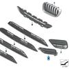 BMW X3 F25 Front Bumper Wind Nets & Fog Light Bezels (Left & Right)