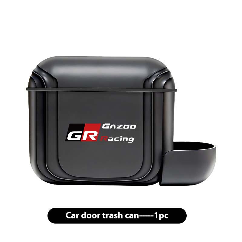 For S7 Portable Hanging Car Trash Can Wastebasket Trash Bin with Lid Storage Bin Supra Aygo Prado RAV4 Hilux Yaris Corolla JH7