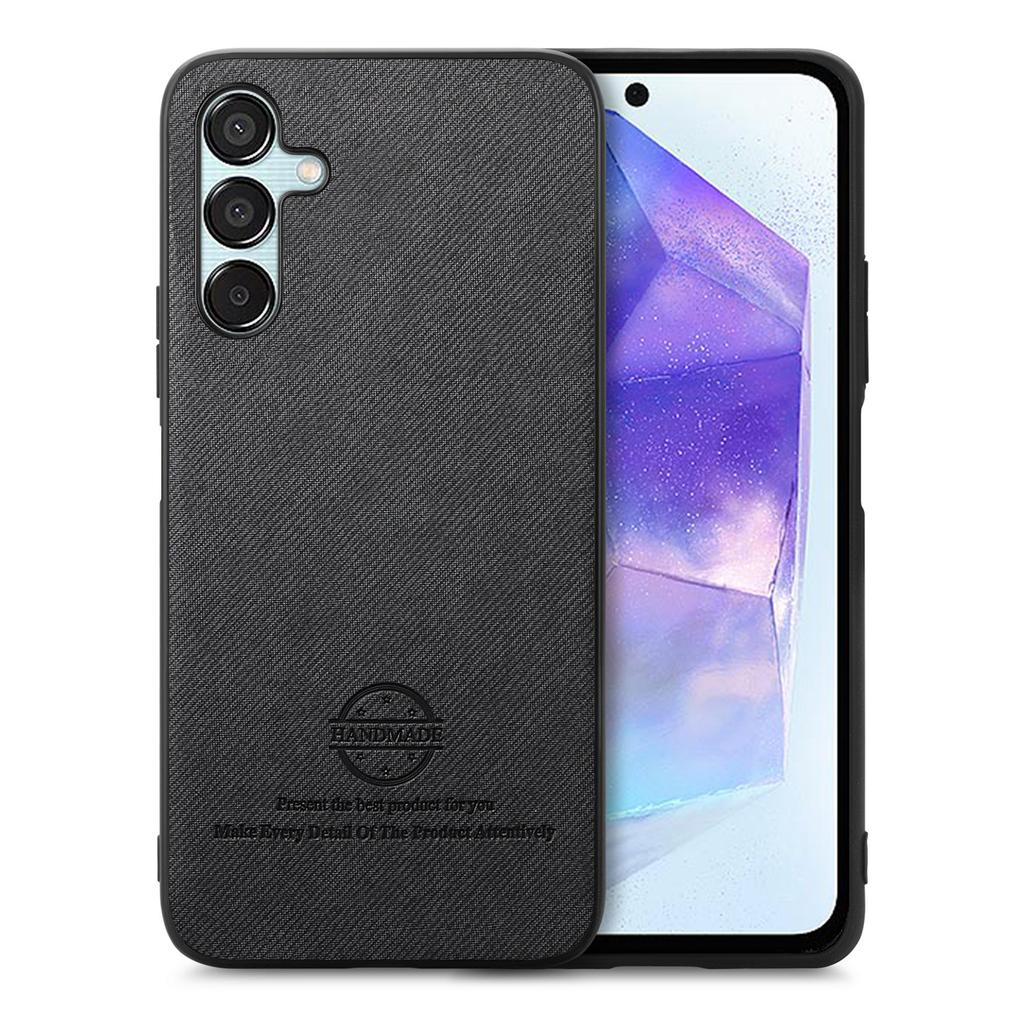 For Samsung Galaxy A16 5G/Galaxy A16 4G Leather Phone Back Cover with Cloth Texture