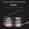 COOKER KING 28cm Star-Pattern Non-Stick Frying Pan