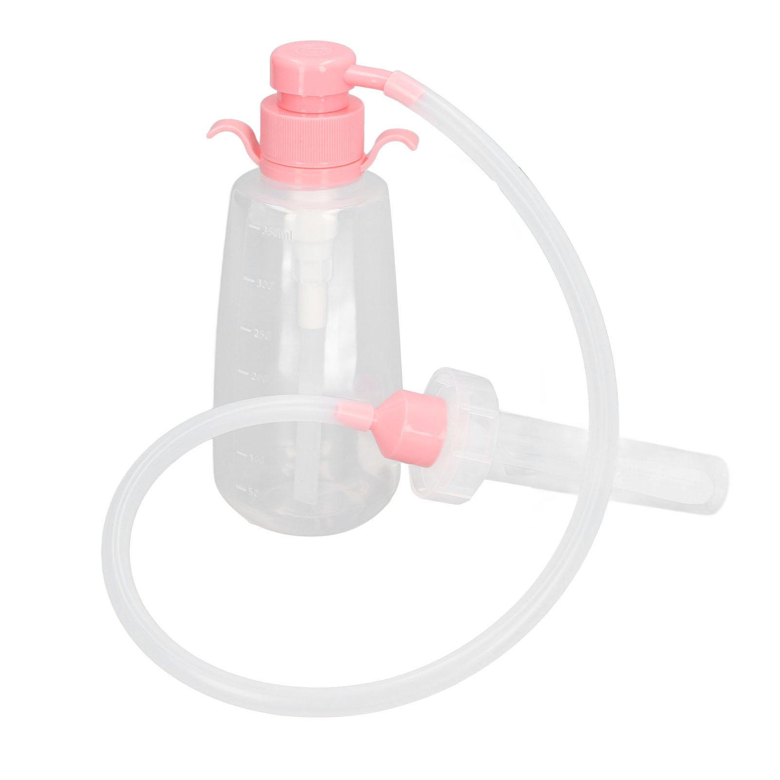 

350 мл Пляшка для вагінального очищення 12 отворів Багаторазова анальна клізма Набір для очищення для дому