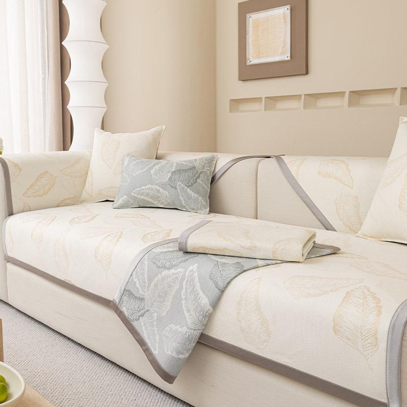 Summer Ice Silk Cool Pad Sofa Cushion Sofa Cover Simple Modern Summer Thin Sofa Cover Towel