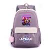 Anime Cartoon K-Pop Demon Hunters Printed Large Capacity Waterproof Backpack for Teenger Student Girl Boy Schoolbag Bookbag Gift Travel Bag