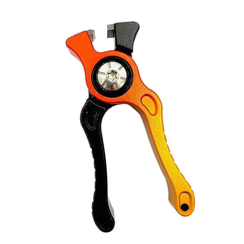 Mini aluminum alloy fishing tongs wire cutter portable tungsten steel blade wire clip clip no rust wire clip