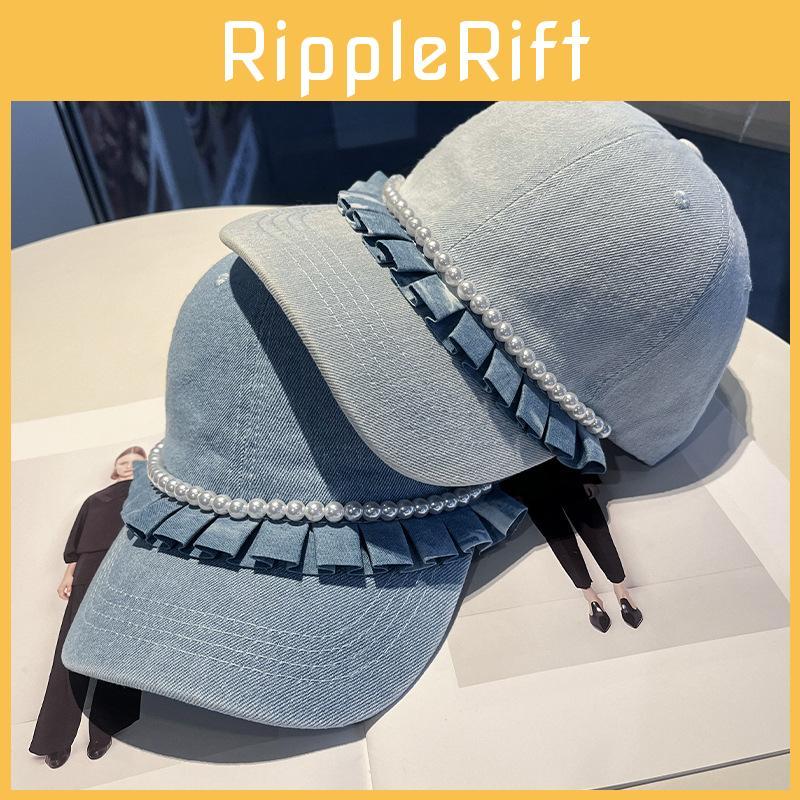 Breathable Cotton Baseball Cap With Wrinkled Pattern And Adjustable Fit For Womens Fashion
