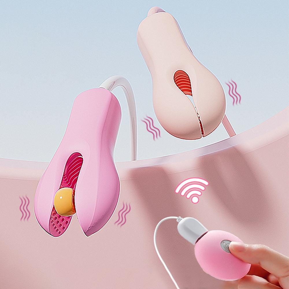10 Modes Vibration Breast Massage Clitoris Clamps Vibrating Nipple Clamps Vibrators Female Masturbation Sex Toys for Women