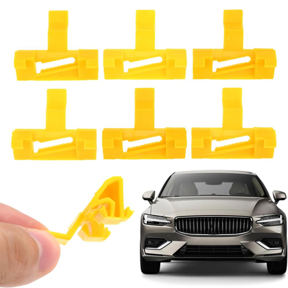 6Pcs For Volvo S60 XC70 V70 Car Side Windshield Molding Decorative Moulding Windshield Trim Par D6H9
