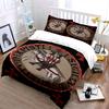 Knights Templar Decor Set Soft Skin-Friendly Bedding Set Includes 1 Duvet Cover And 2 Pillowcase Gift