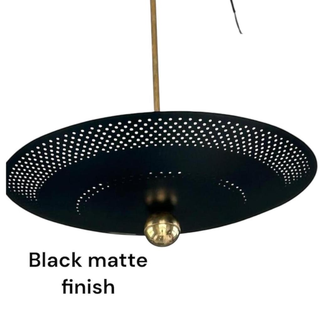 3 Light Pendent Dish Brass Antique Finish Dome Chandelier | Mid-Century Modern Pendant Light Fixture for Home Interior